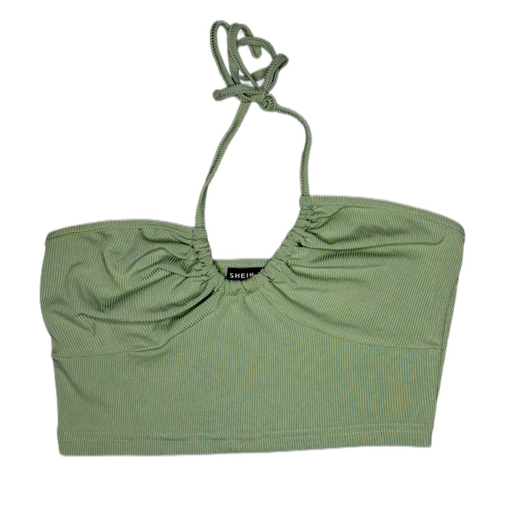Sage Green Halter Top